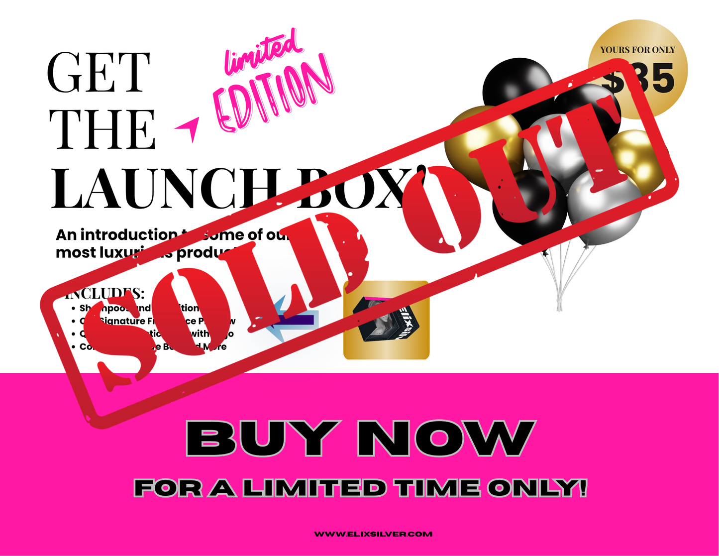 THE LIMITED EDITION "LAUNCH BOX"