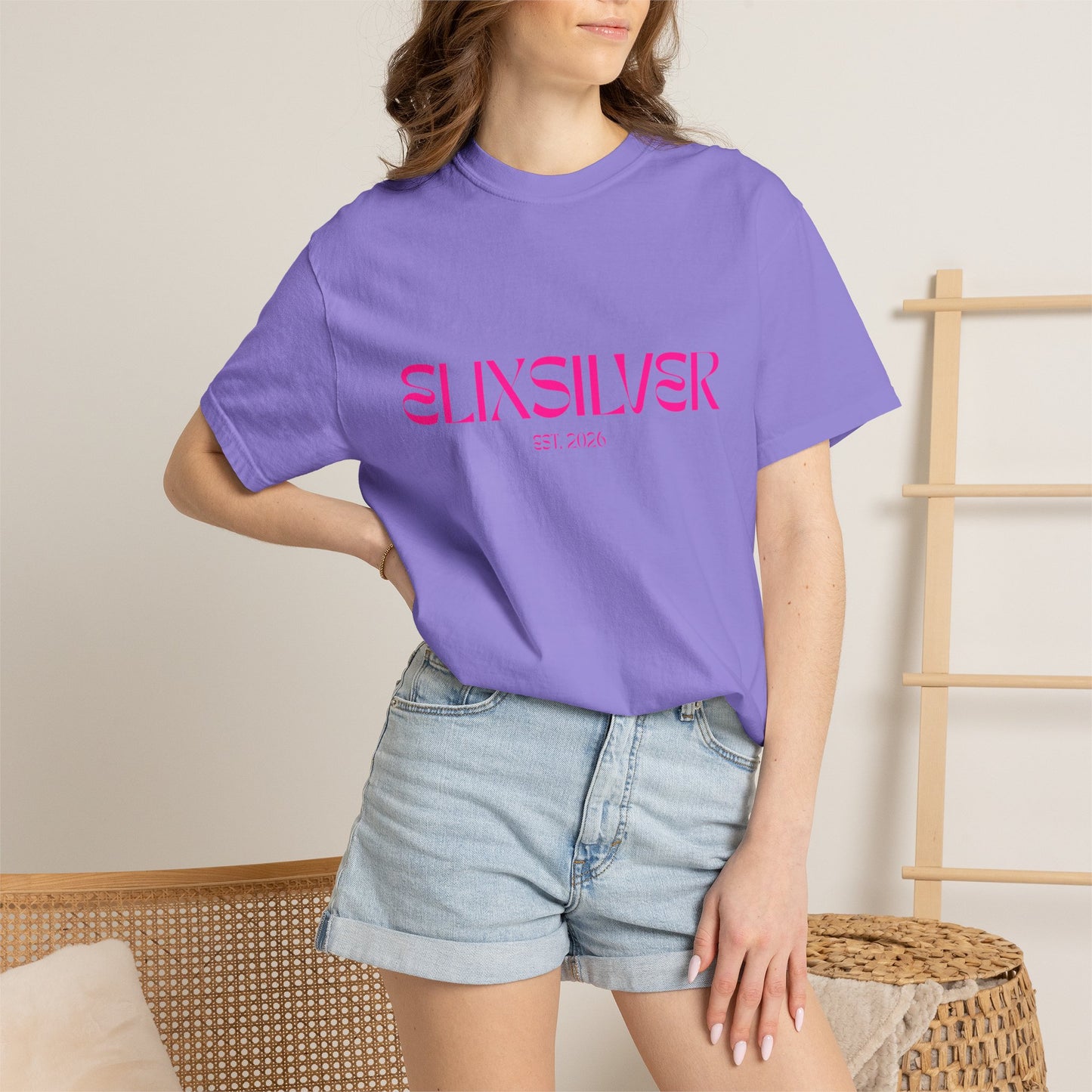 Pretty in Pink Text Tee
