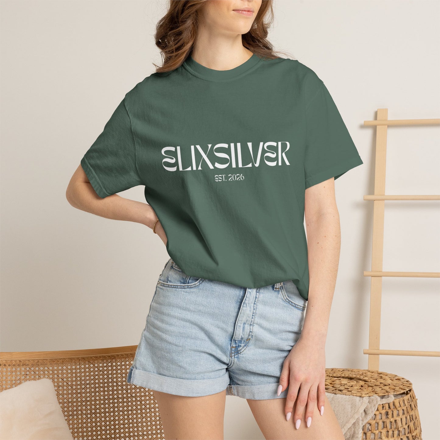 Like a Virgin White Text Tee