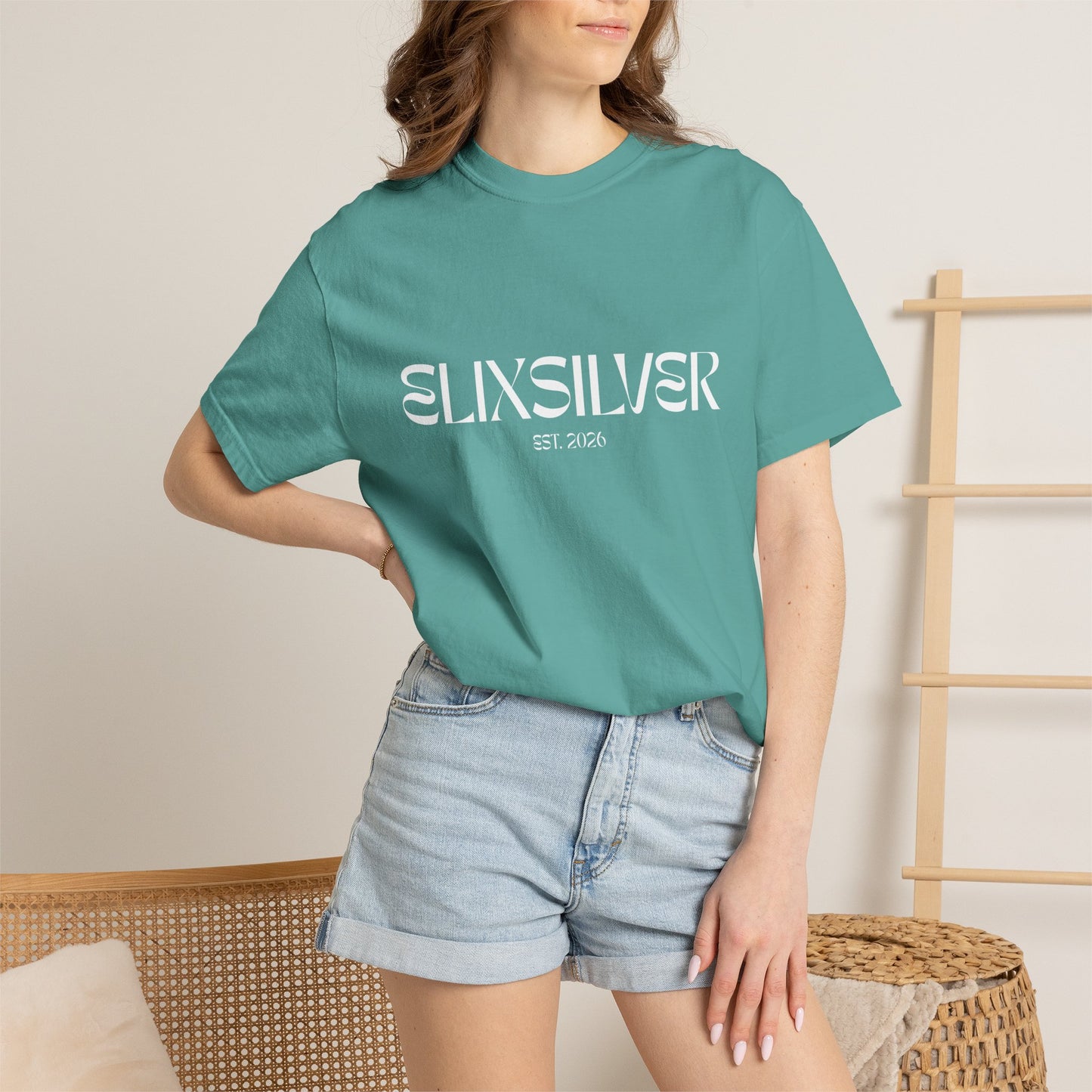 Like a Virgin White Text Tee
