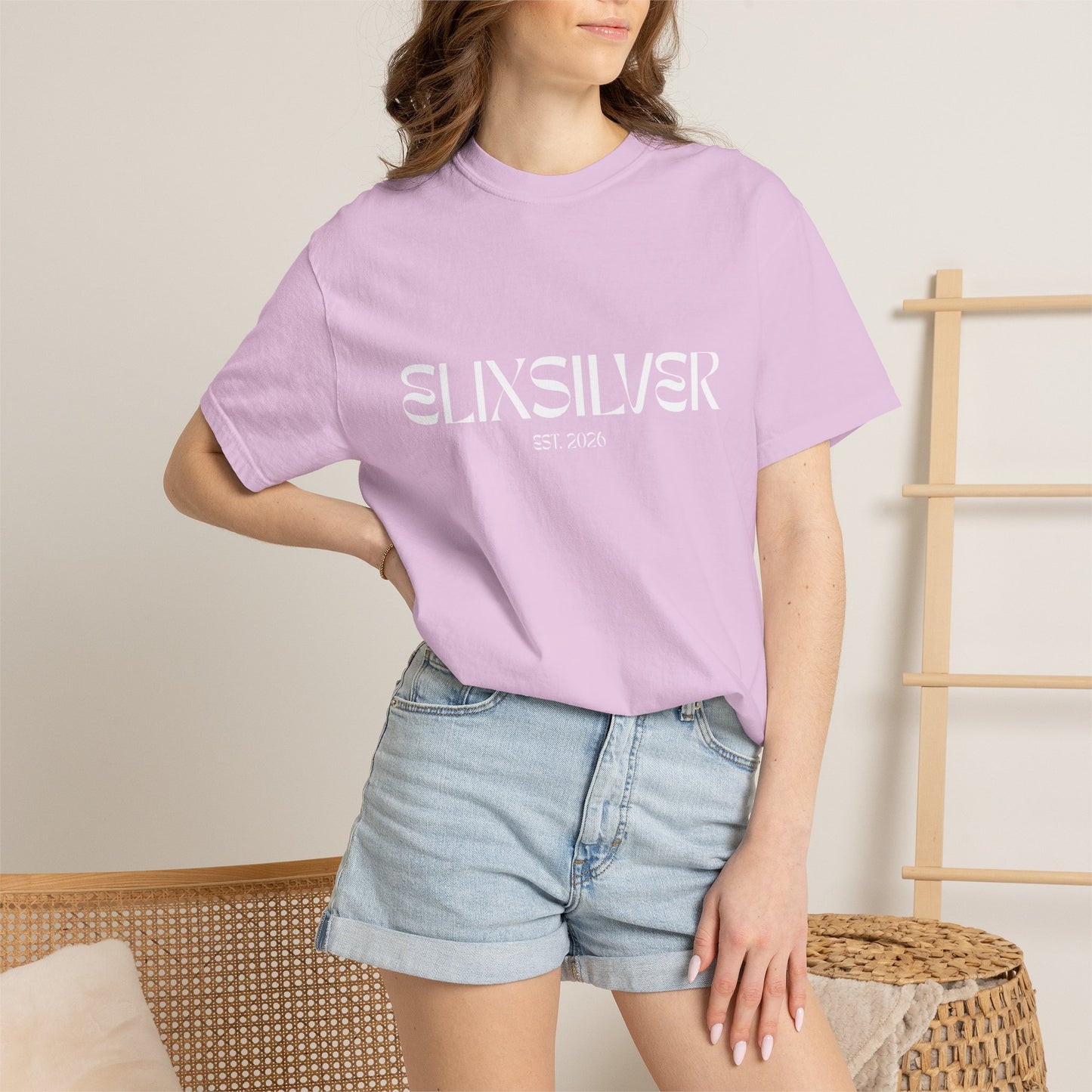 Like a Virgin White Text Tee