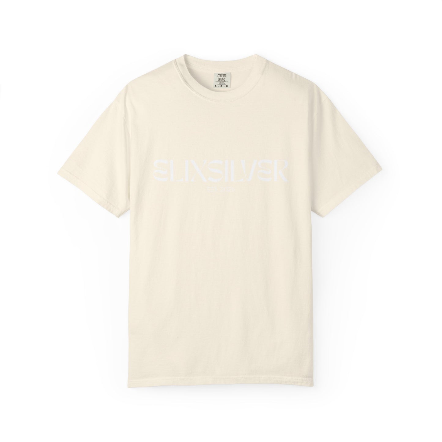 Like a Virgin White Text Tee