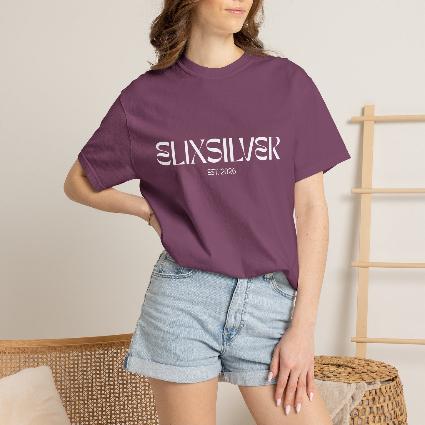Like a Virgin White Text Tee
